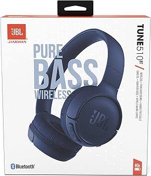 JBL Tune 510BT - Audífonos inalámbricos con sonido Purebass,