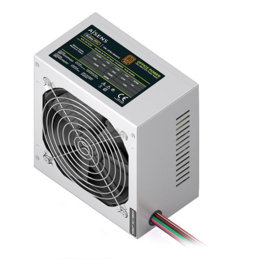 Fuente de Alimentación AISENS APSU-500APC 500W Certificación 80 PLUS Bronze ATX 