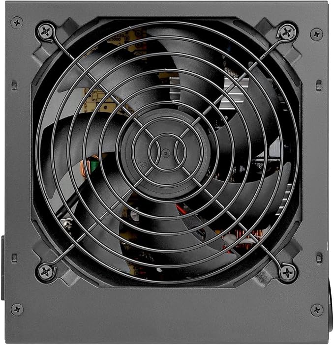 Thermaltake Fuente de alimentación inteligente con certificación blanca de 500 W 80+, potencia continua con ventilador de refrigeración ultra silencioso de 4.724 in, ATX 12V V2.3/EPS 12V fuente de alimentación PFC activa PS-SPD