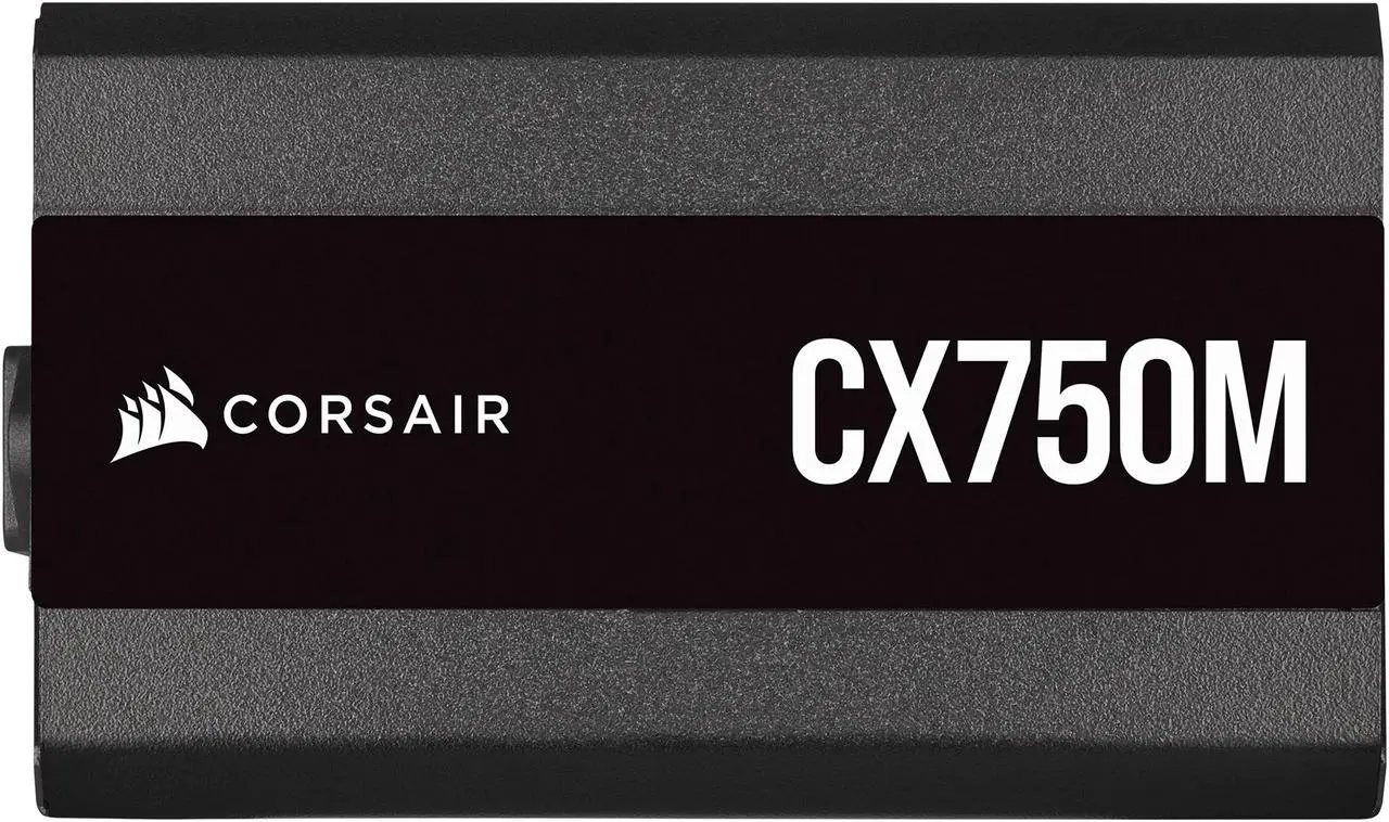 Fuente de alimentación semimodular CORSAIR CX-M CX750M de 750 W, formato ATX, con certificación 80 PLUS BRONZE.