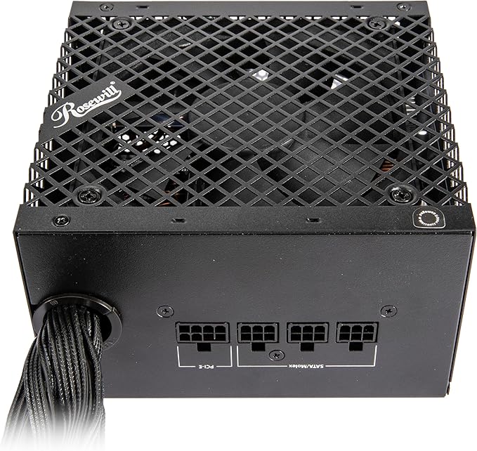 Rosewill VSB 750 W 80+ Bronce, compatible con ATX 3.0 y 3.1, fuente de alimentación semimodular, conector PCIe 5.1