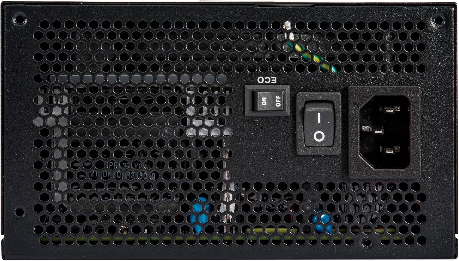 Rosewill CMG5 1200W, compatible con ATX 3.0 y 3.1, fuente de alimentación modular completa 80+ Gold, conector PCIe 5.0 600W 12V-2x6, condensadores electrolíticos 100% japoneses, ventiladores FDB de 4.724 in - CMG1200G5