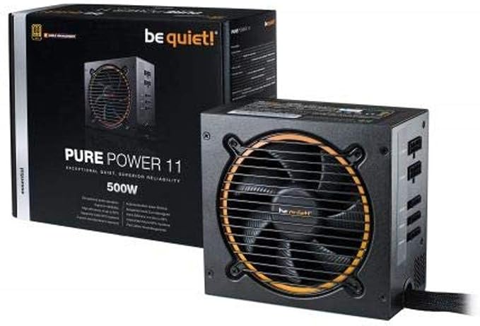 be quiet! Pure Power 11 500W CM, BN628, Modular, 80 Plus Gold, Fuente de alimentación