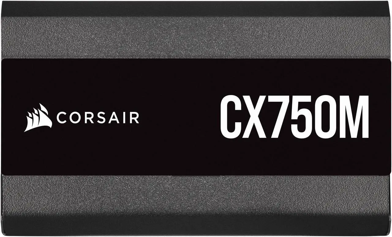 Fuente de alimentación semimodular CORSAIR CX-M CX750M de 750 W, formato ATX, con certificación 80 PLUS BRONZE.