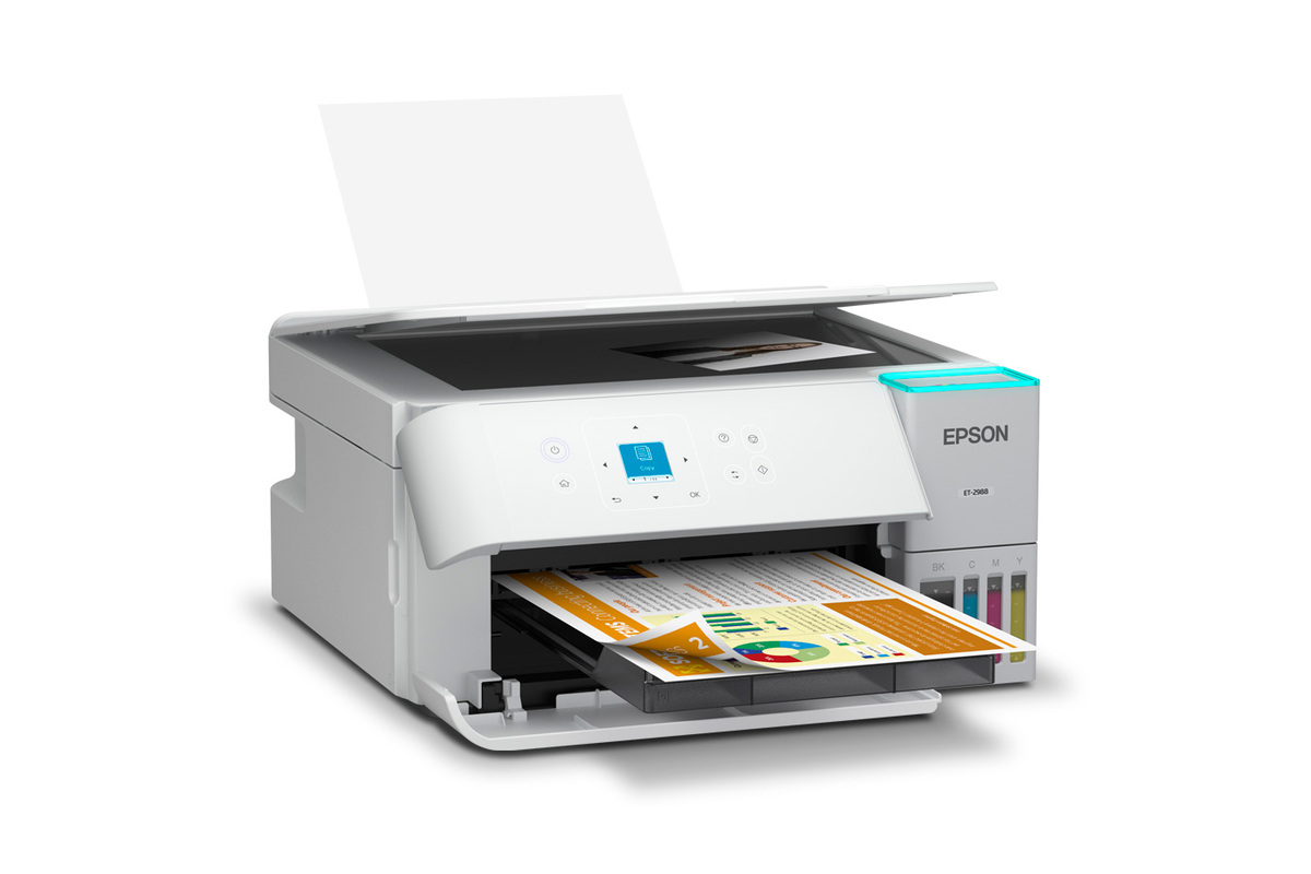 Impresora multifunción inalámbrica a color EcoTank ET-2988 (blanca)