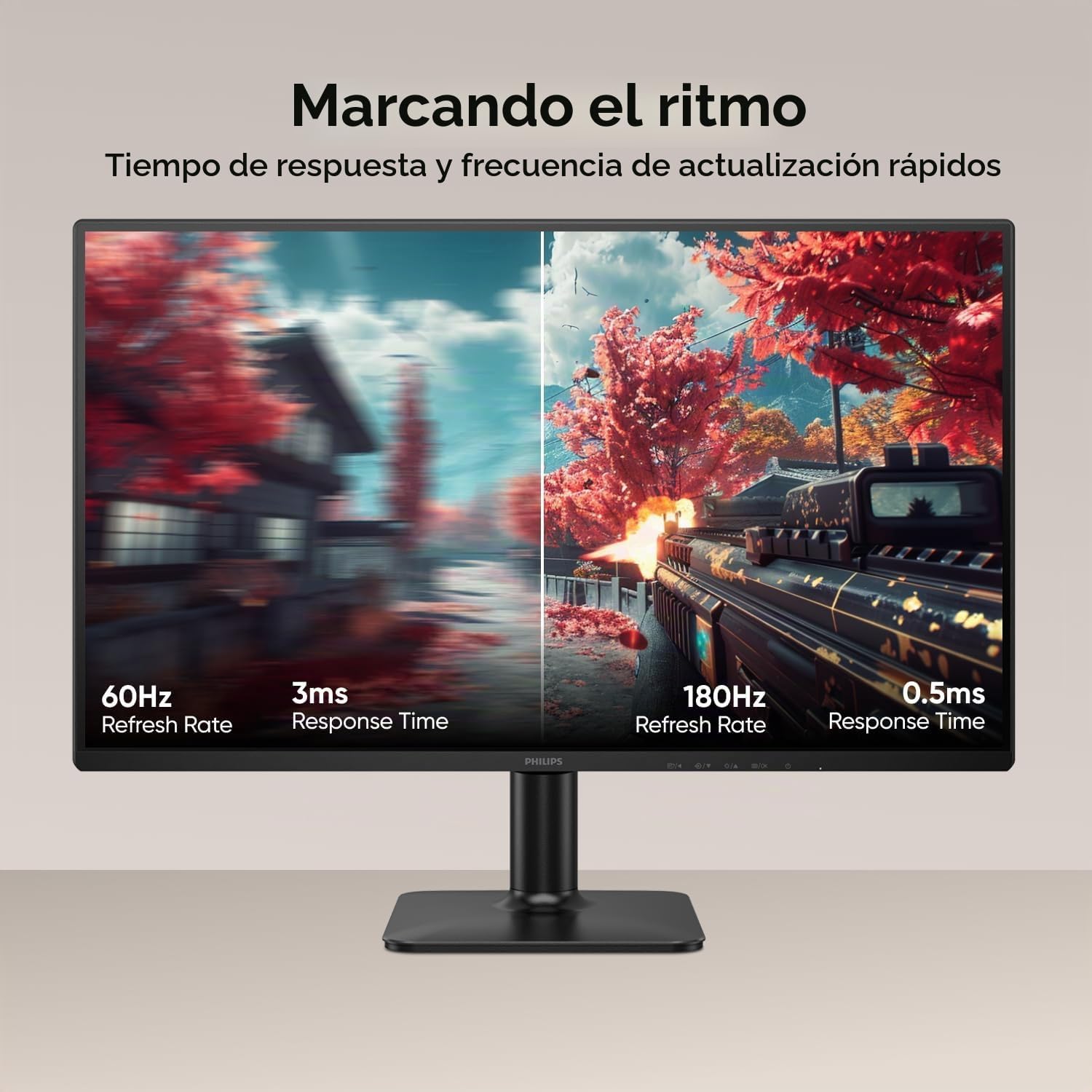 Philips Monitor de computadora FHD 180Hz IPS HDR10, 27E2G2200 de 27
