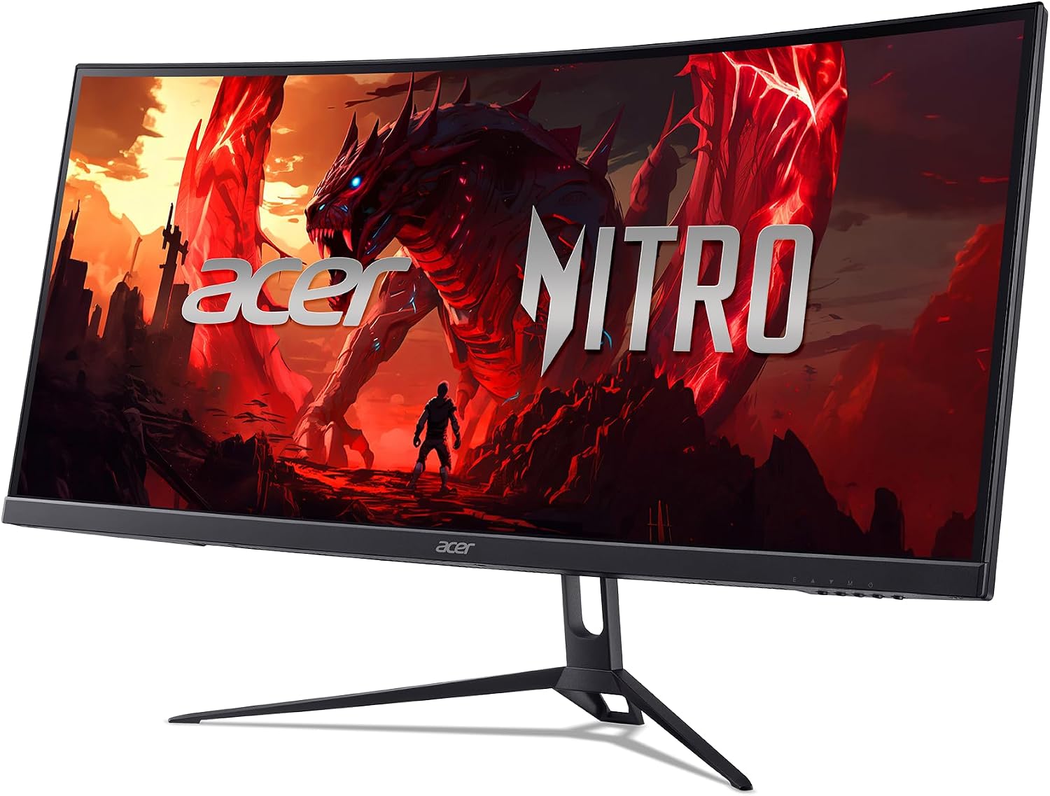 Acer Nitro 29.5in  2560x1080 Curvo 200Hz Monitor para juegos