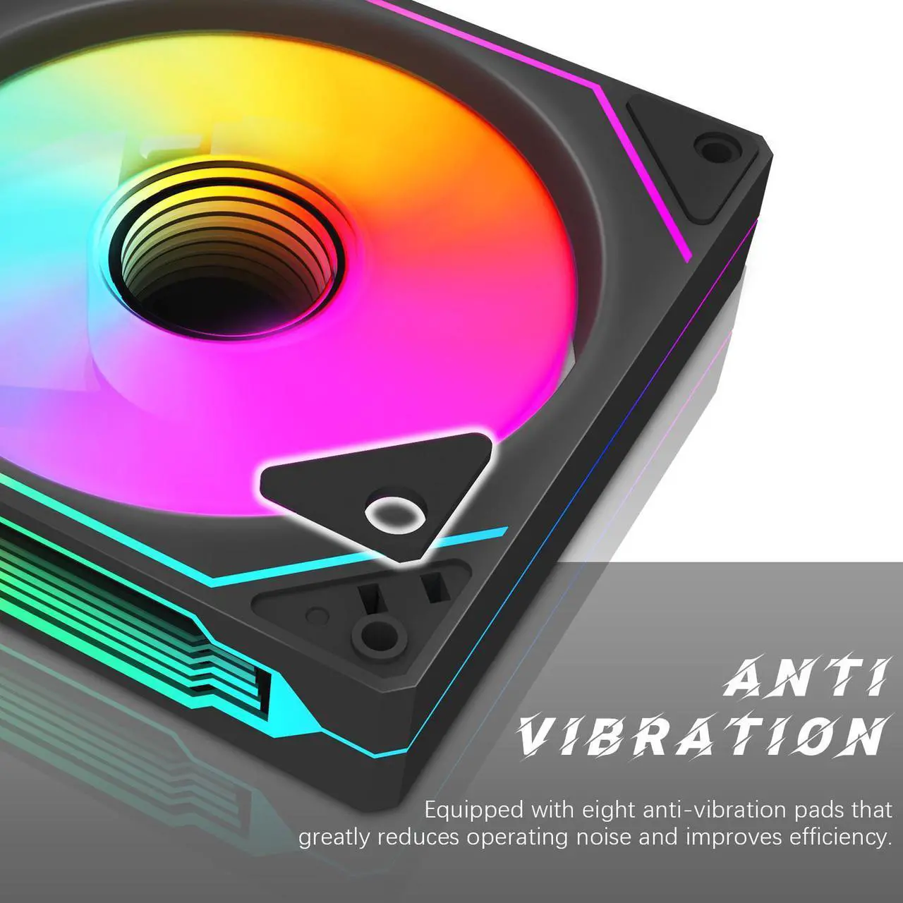 Ventiladores RGB: paquete de 6 ventiladores PWM ARGB de 120 mm para caja con concentrador de ventilador y control remoto, control de velocidad, ventilador con control PWM para caja de computadora y sistema de refrigeración líquida.
